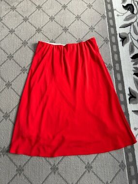 Lane Bryant Bright Coral A-Line Skirt